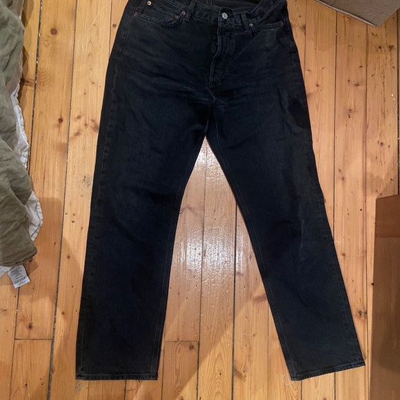 AGOLDE - 90’s pinch waist high rise straight long in Hitch - Picture 4 of 4